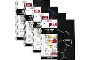 Five Star Spiral Notebooks: Essential Note Taking For Boys