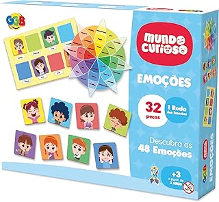 GGB Plast Brinquedo Jogo Emoções 48 Peças