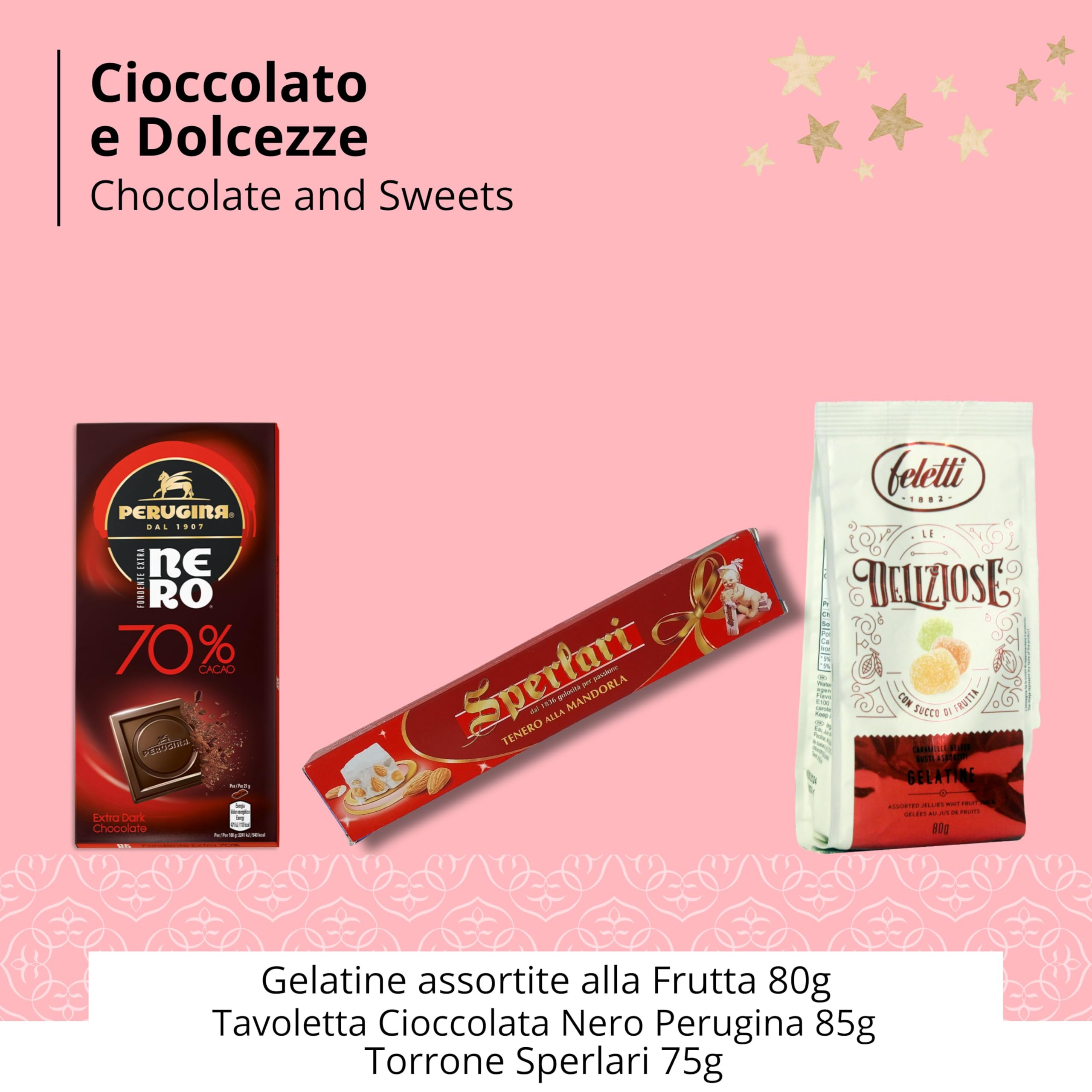 Cesti Natalizi Speciale Italia – Cesto Natalizio Gastronomico Tulle, Confezione Regalo Natale con Panettone da 500g, Prodotti Gastronomici e Dolciari, 10 pezzi