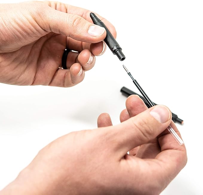 Zebra Pen G-750 Bolígrafo de Gel Negro 0.7mm Recargable miniatura 5