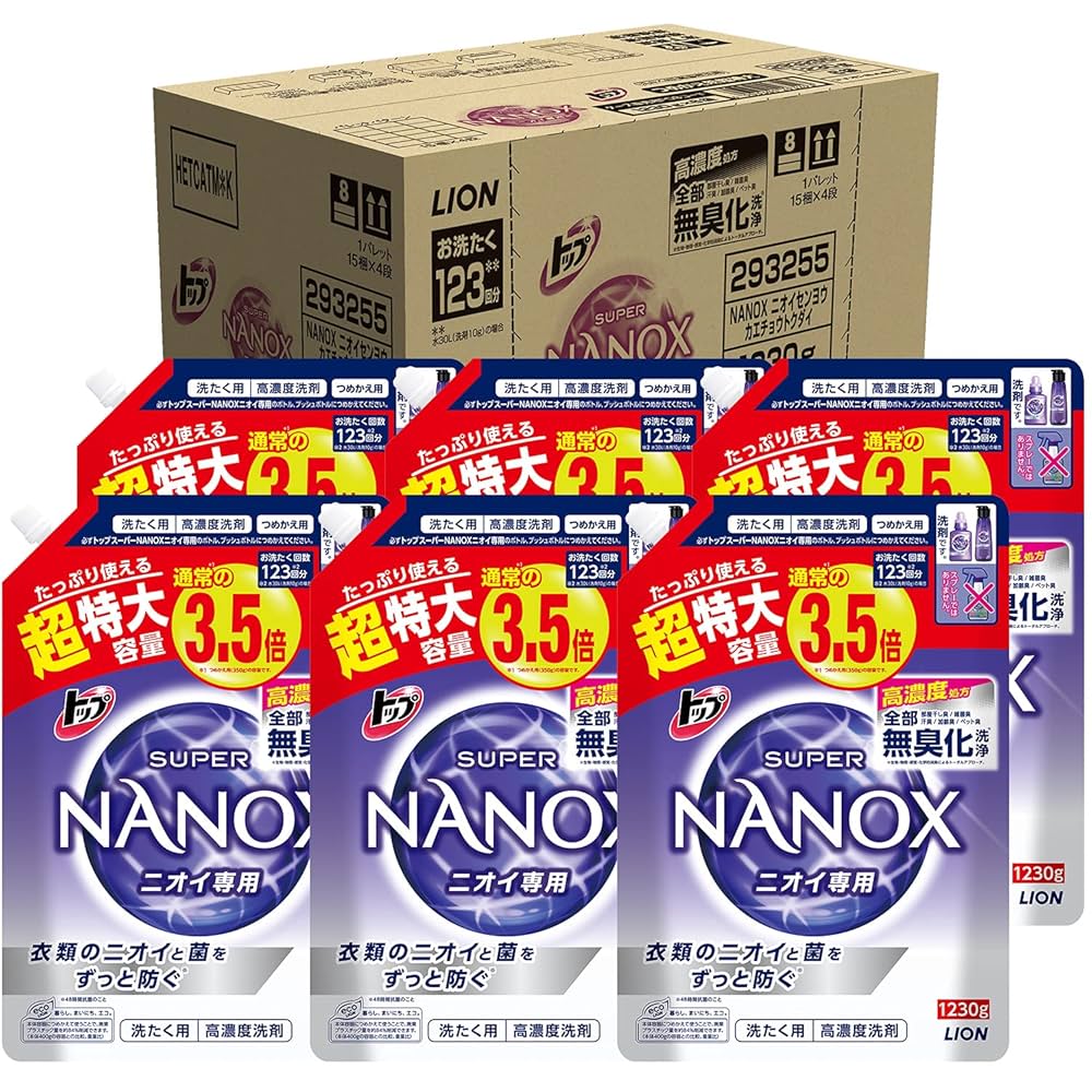 Amazon | トップ ナノックス(NANOX)【ケース販売 大容量】トップ