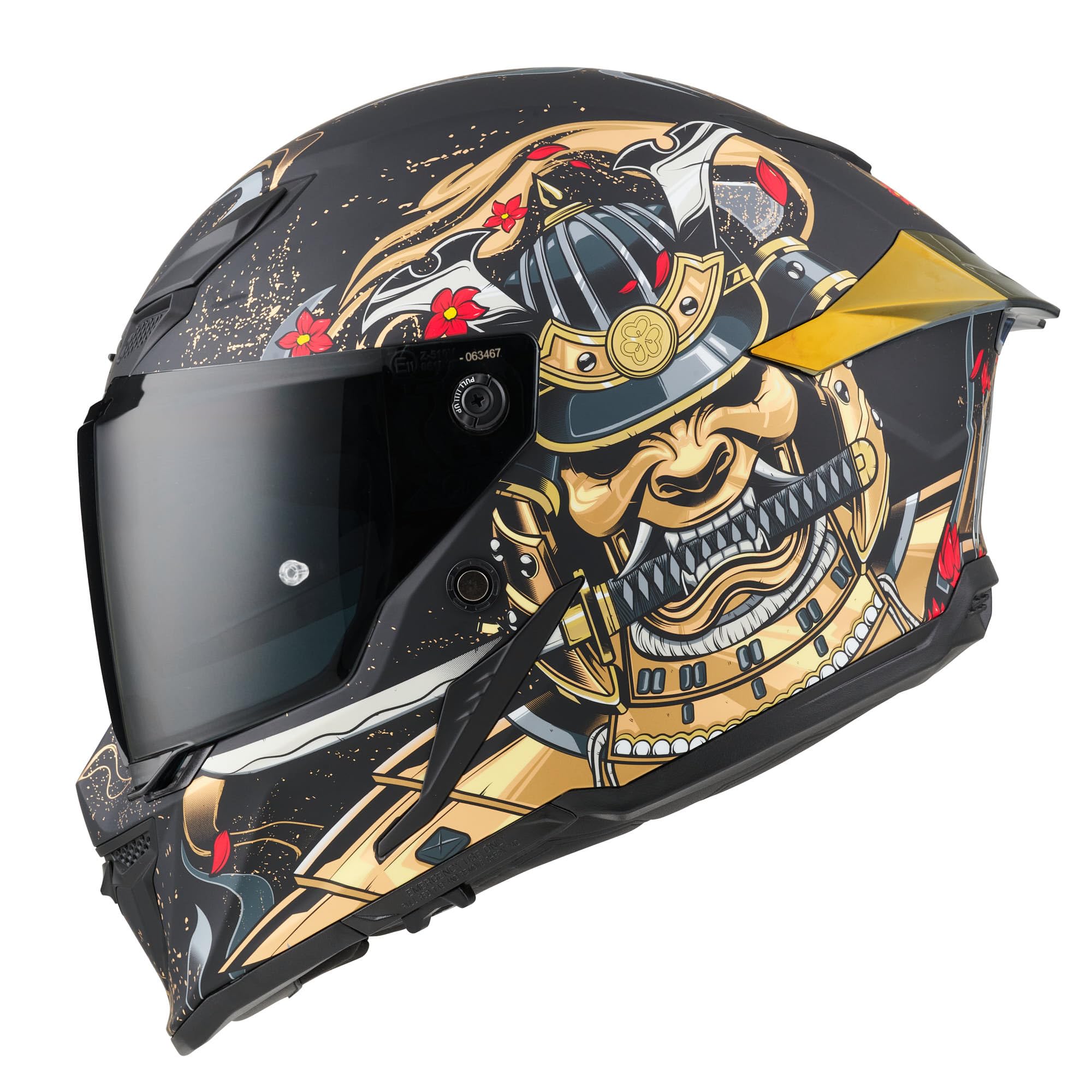 Bogotto Blade Armour Casque noir/rouge XS Pinlock