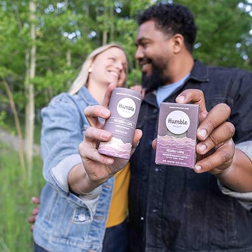 Miniatura 3 de Humble Brands - Jabón en barra hecho a mano, barras de jabón orgánico procesado en frío, limpiador hidratante facial y corporal, pachulí y copal