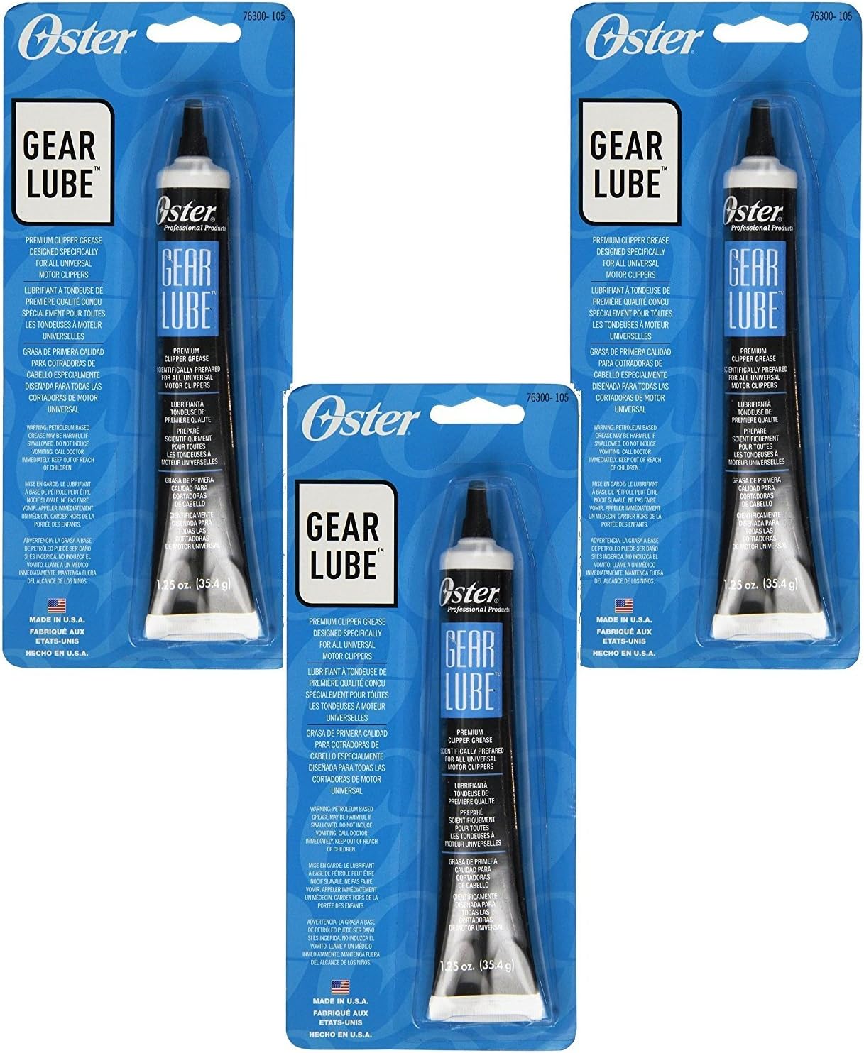 OsterGear Lube Electric Clipper Grease - 1.25 oz (3 Pack)