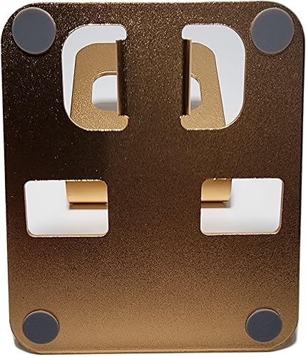 Miniatura 7 de Elegante soporte plegable ajustable para teléfonos Apple y Samsung, para escritorio o encimera, construcción de aluminio resistente, base de cuna