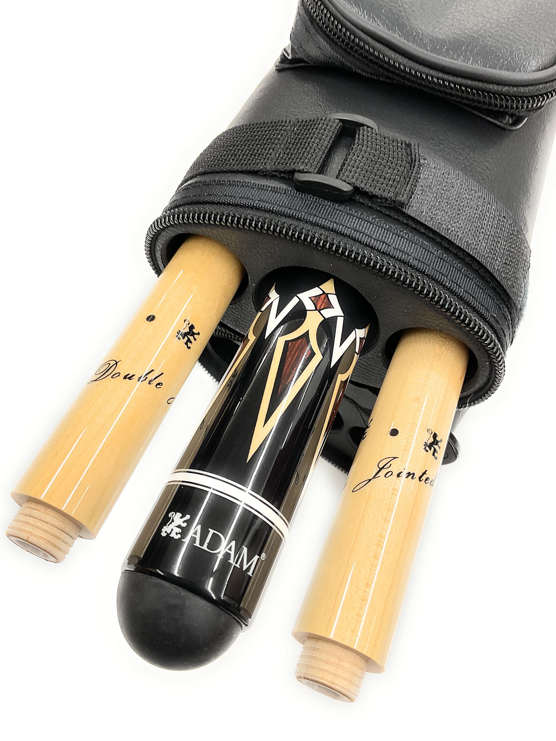 Carom Cue Adam Sendai with 2 Shafts & Case * 3 Cushion Billiards.