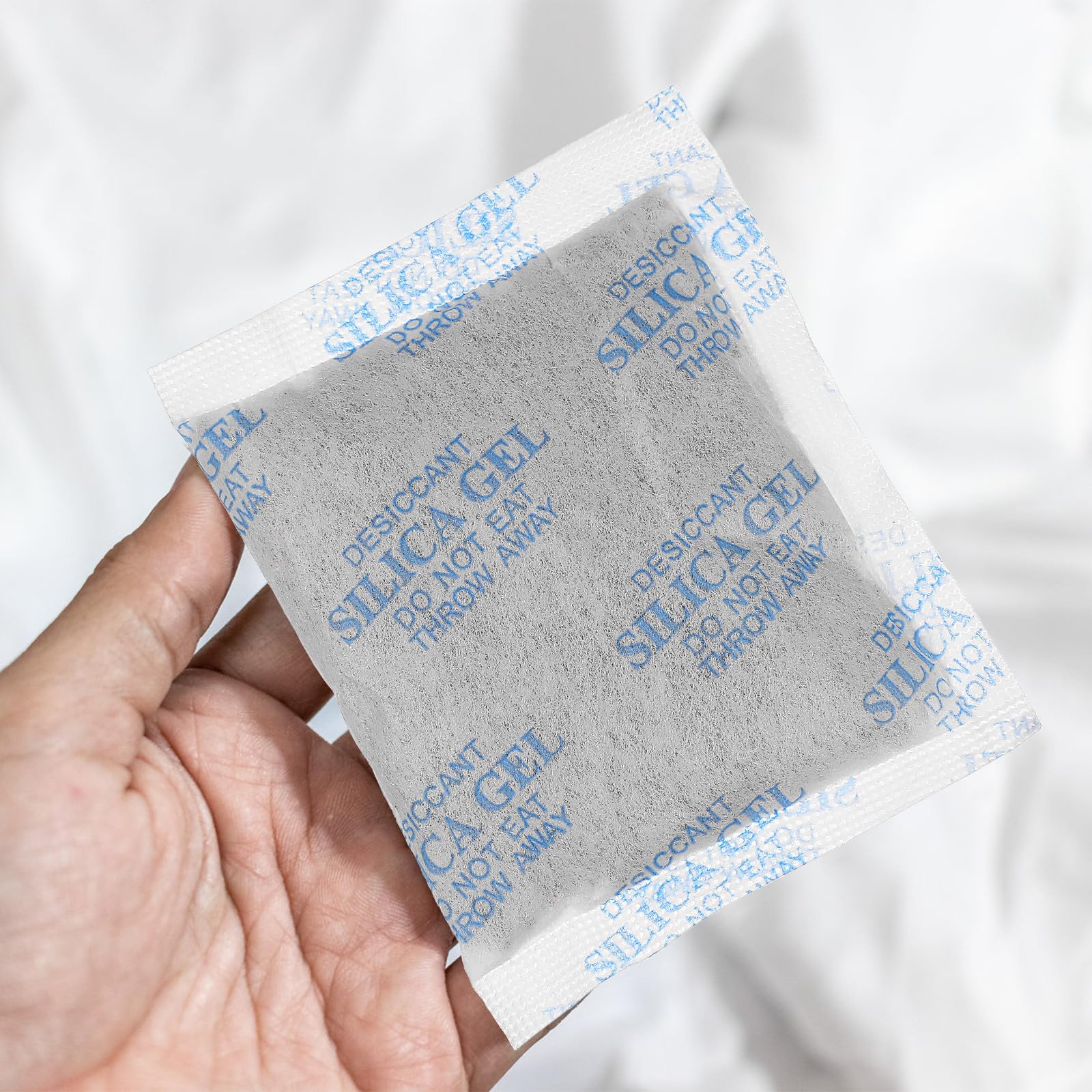 SUPVOX 30 Piezas Paquetes Absorbentes de Humedad Bolsas de Sílice de Tela No Tejida, 50g, para Ropa y Electrónica, Armarios y Cajones