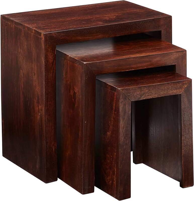 Amazon.co.uk dark wood coffee table