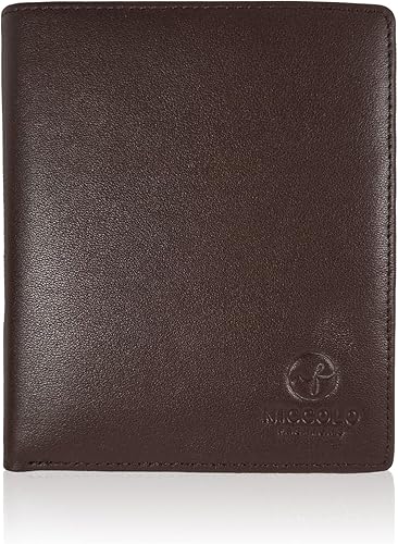 Miniatura 4 de Cartera de cuero extragrande para hombre con 12 ranuras para tarjetas de crédito. Diseño minimalista delgado que cabe en tu bolsillo, no voluminoso.