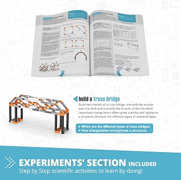 Engino Levers, Linkages & Buildings, Bridges STEM Kits, Constructions Toys for Kids 9+