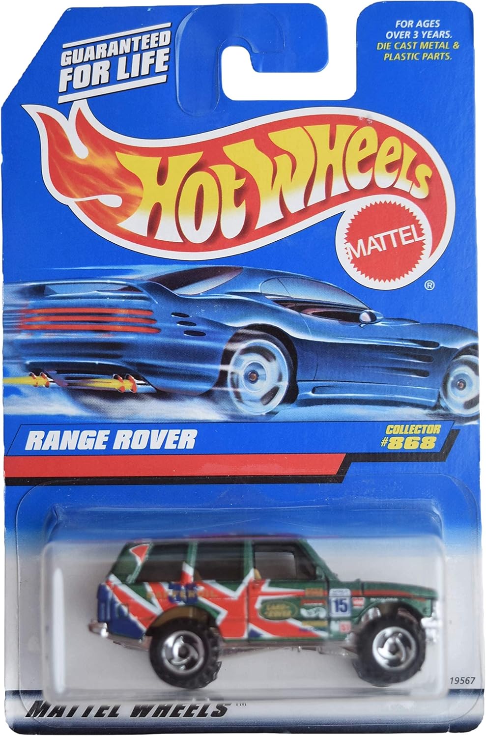 Hot Wheels Range-Rover - Green #868 Razor Wheels
