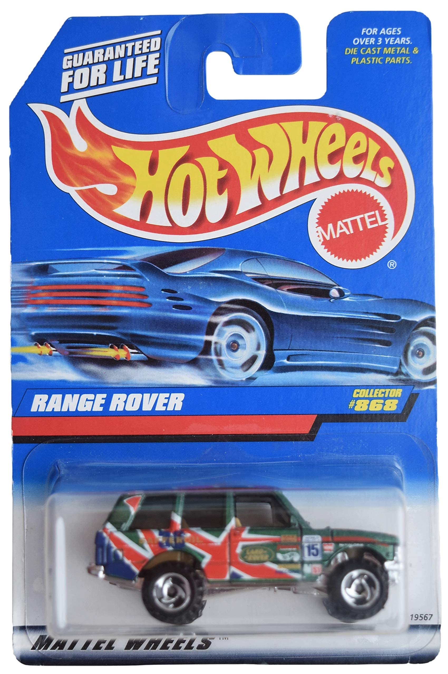 Hot Wheels Range-Rover - Green #868 Razor Wheels