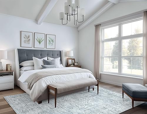 Miniatura 174 de LIVEBOX Alfombra lavable de 2 x 6 pies para baño, tapetes de cocina antideslizantes para entrada de piso, tapete bohemio para puerta delantera