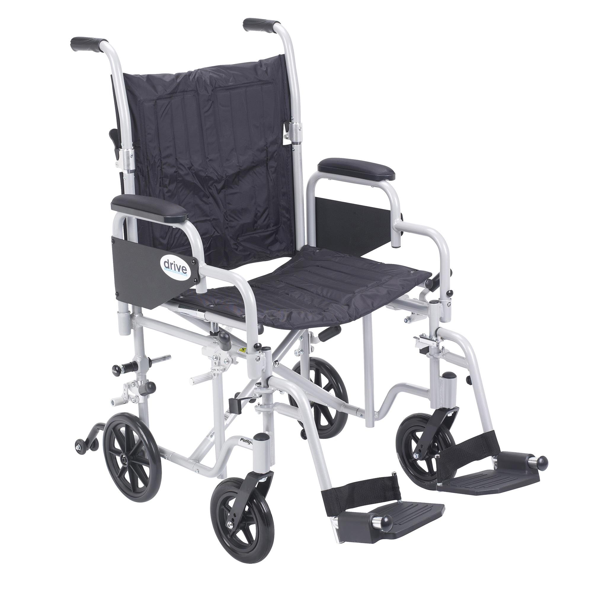 Amazon.com: Drive Medical TR20 Poly-Fly Transport Wheelchair