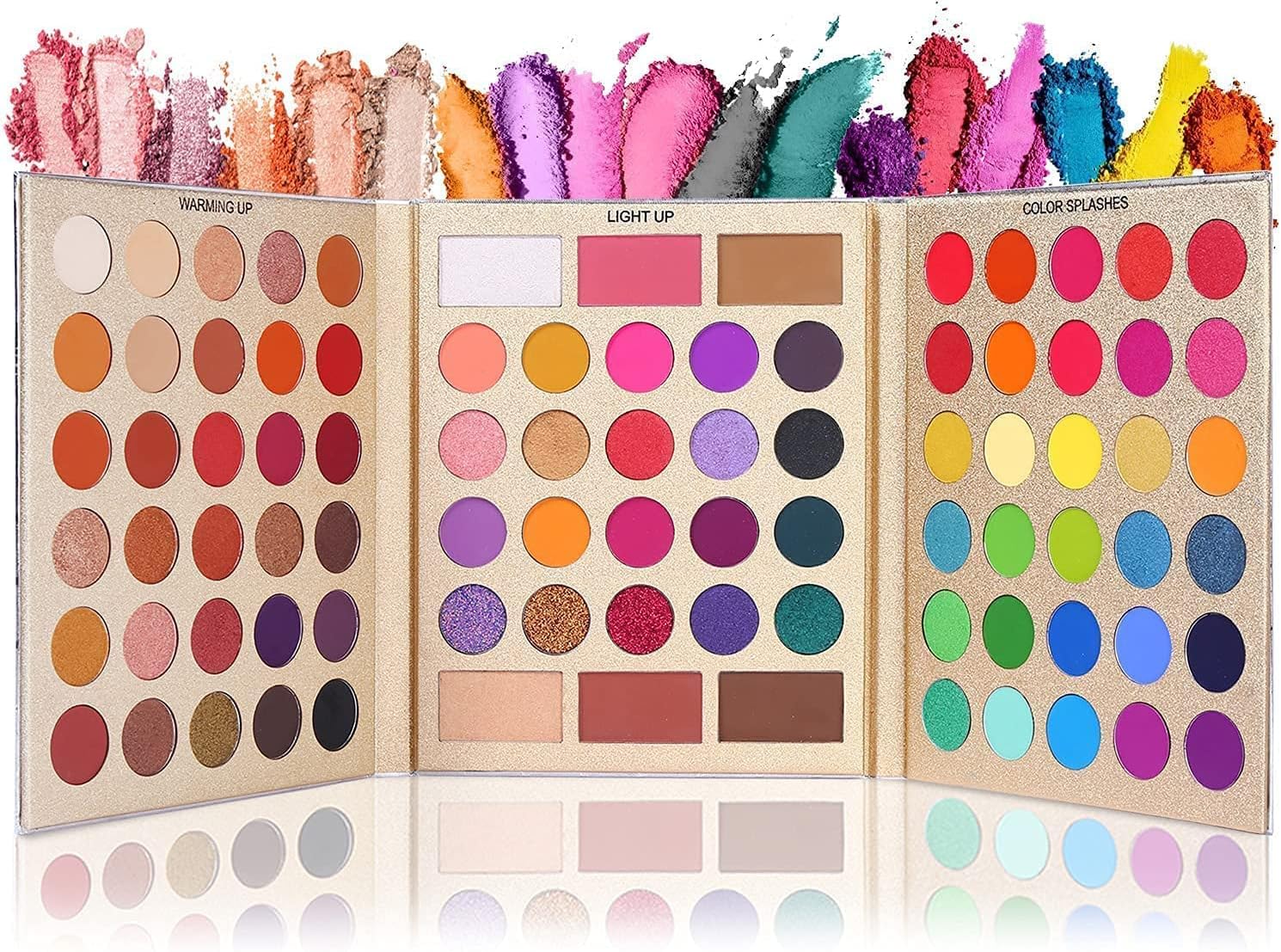 D.B.Z.® Eyeshadow Palette Set Pro 86 Colors Makeup Kit Matte Shimmer Eye Shadow Highlighters Contour Blush Powder All In One Makeup Pallet