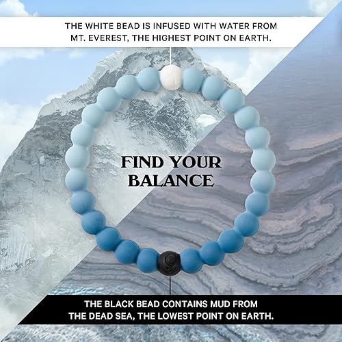 Miniatura 3 de Lokai Pulseras hawaianas de cuentas de silicona para mujeres y hombres, la colección Surf Ohana Beach Jewelry Pulsera de cuentas de moda con