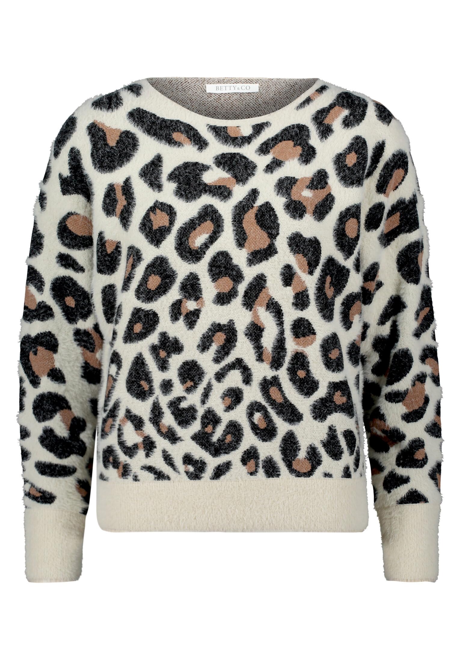 Betty & Co Damen Strickpullover mit U-Boot-Ausschnitt