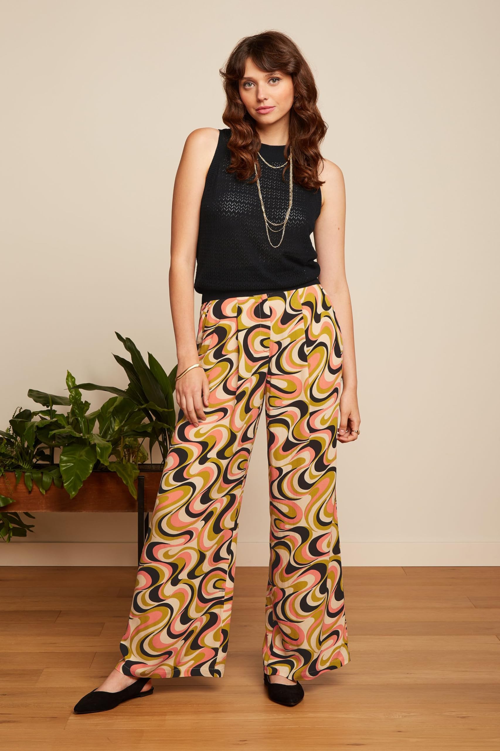 King Louie Pantalón para mujer Adeline Pants Manic