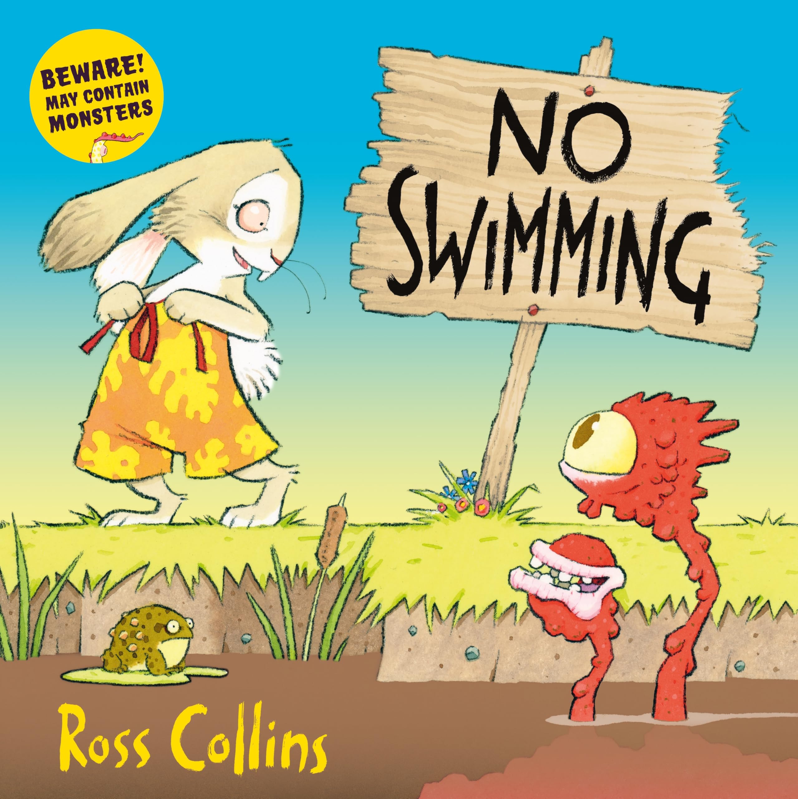 No Swimming: Funny, Read-aloud Picture Book with a Cautionary Tale