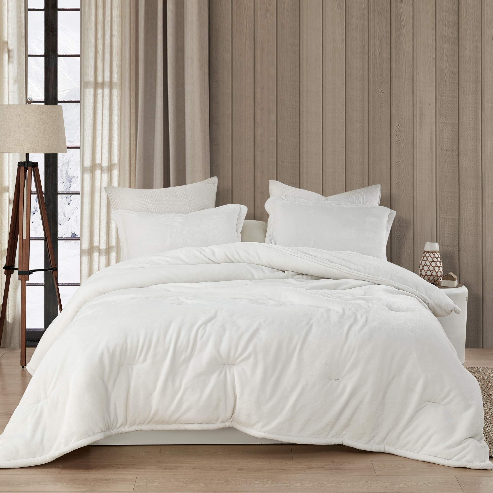 Byourbed Wait Oh What - Coma Inducer Oversized King Comforter Set - Farmhouse White
