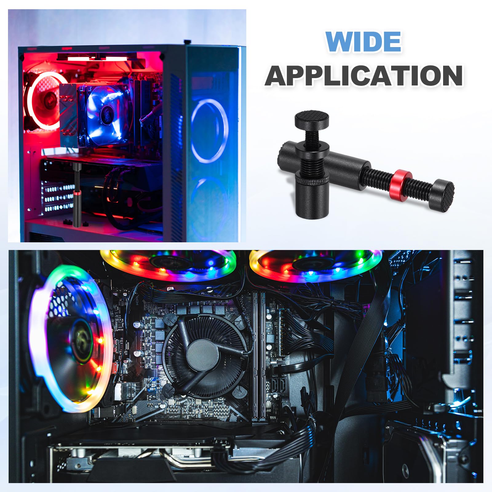 Supporto Per Scheda Grafica GPU In Alluminio Con Base Magnetica – Antisede E Regolabile