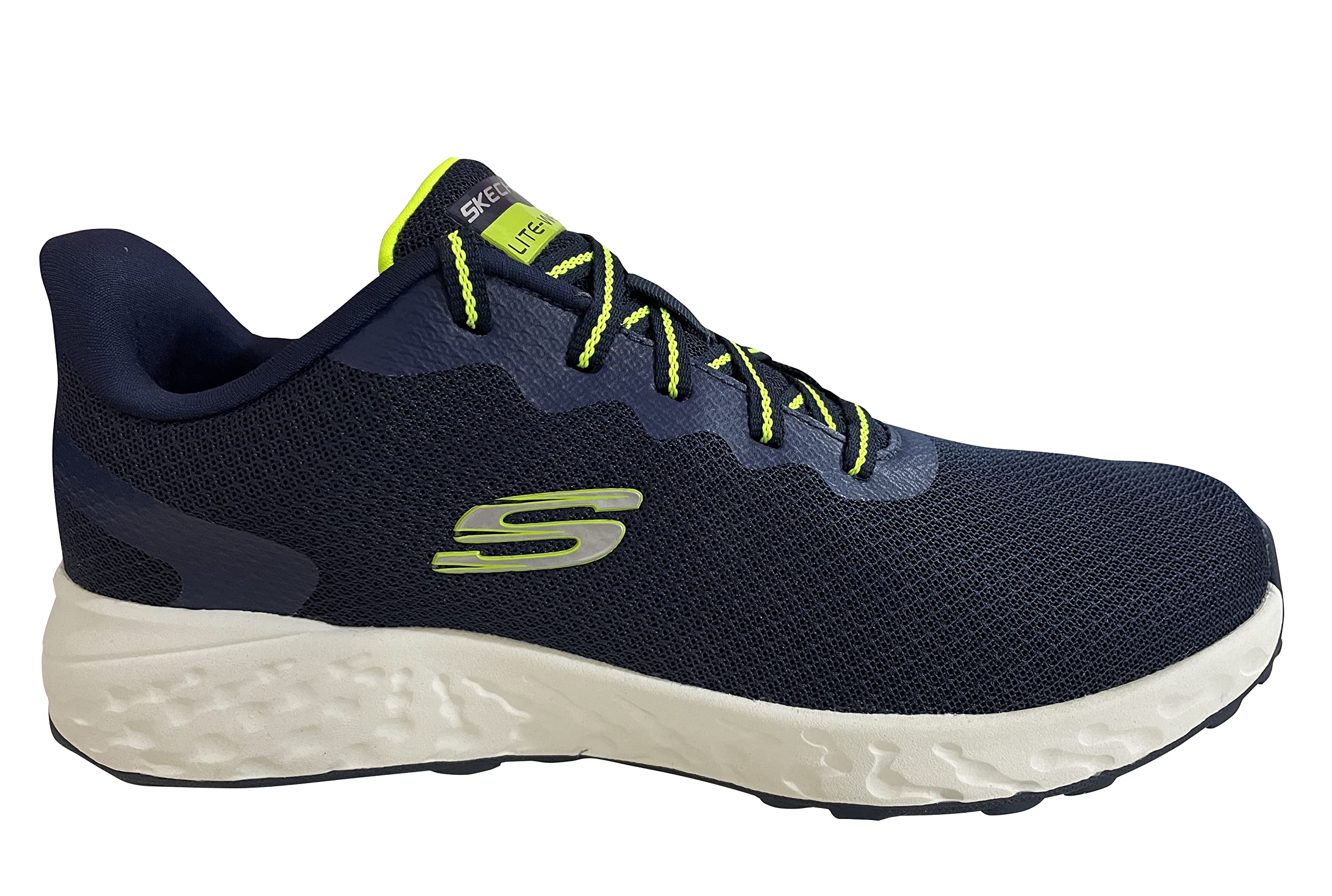 Skechers TERRENEX Mens Sports Running Shoe (Navy/Lime, Numeric_11) (B09Q65G77L) Amazon Price History, Amazon Price Tracker