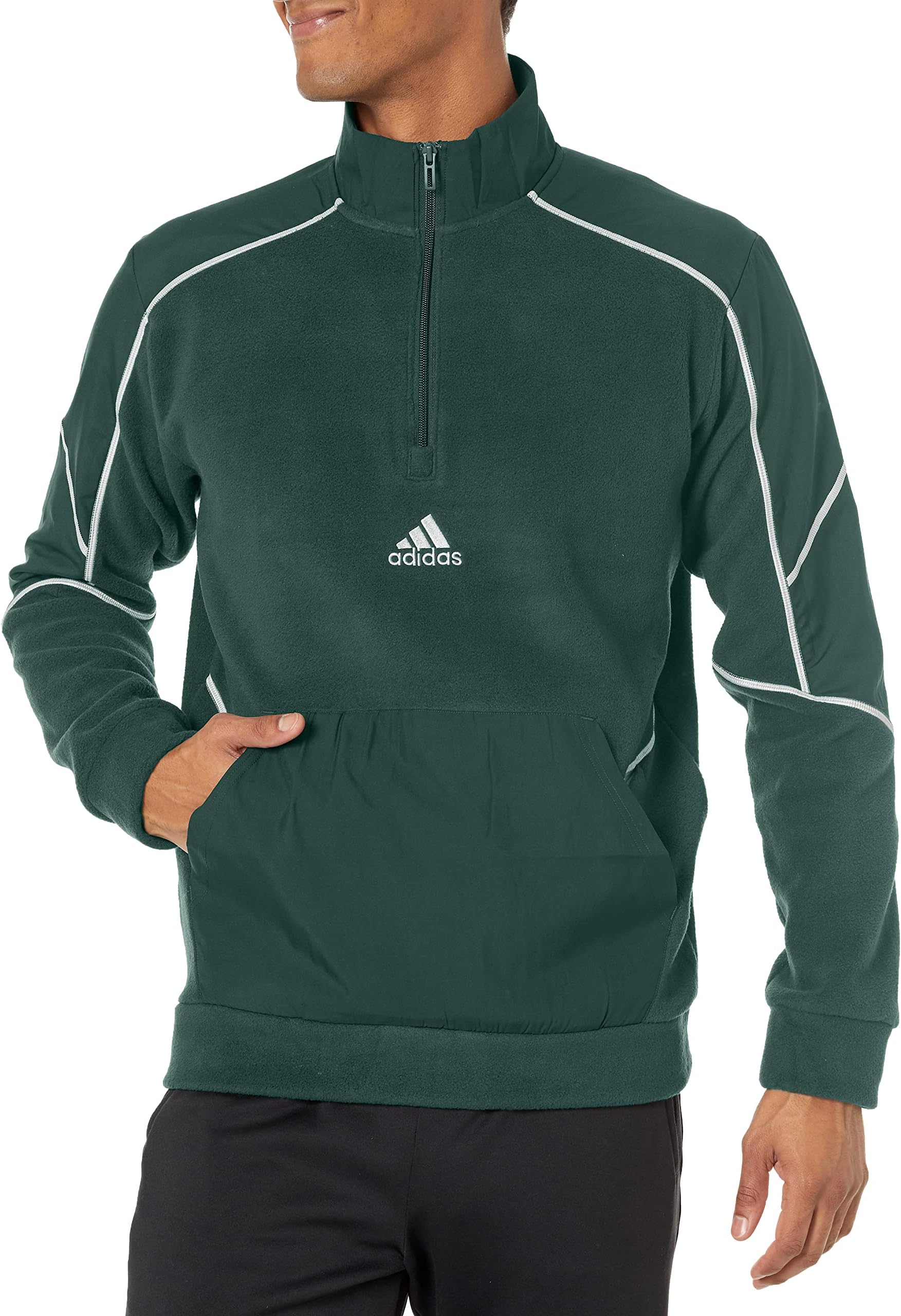 olive green adidas jumper