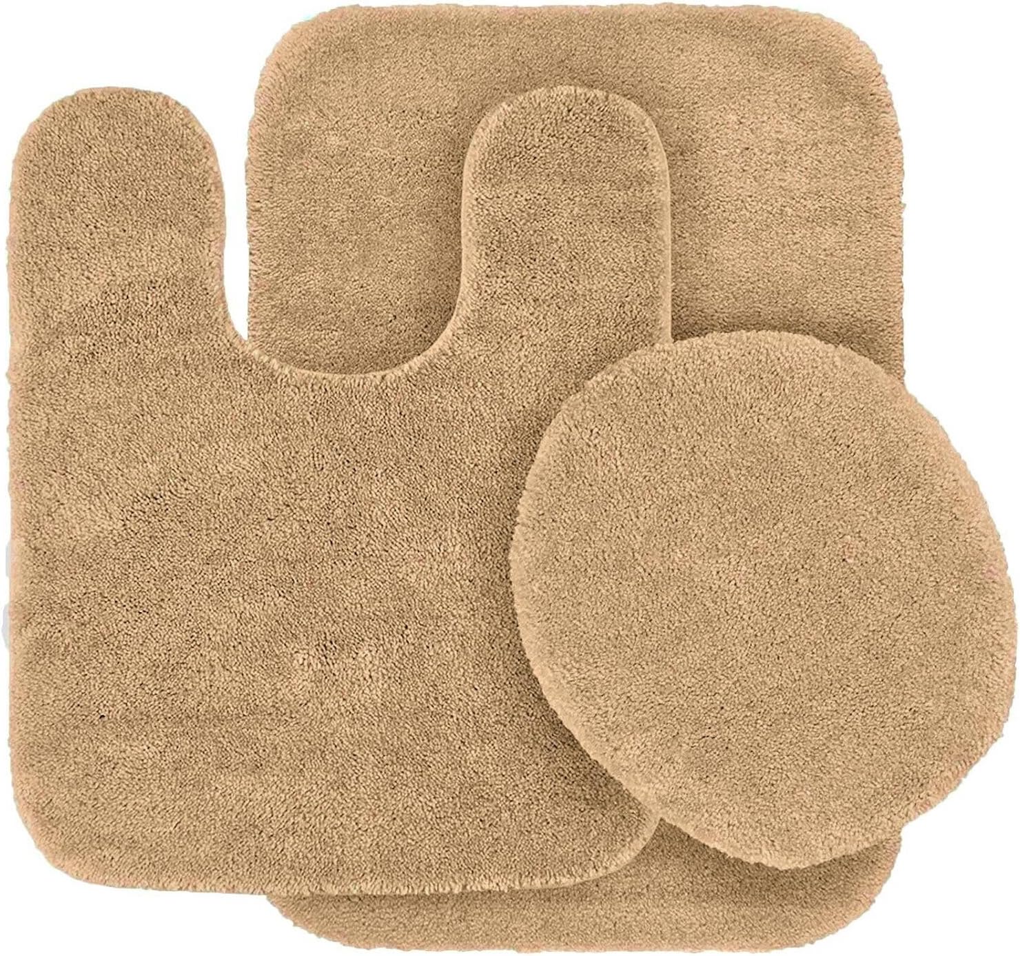 Amazon.com: #6 Bath Mat, Contour Mat, and Lid Cover, with Rubber ...