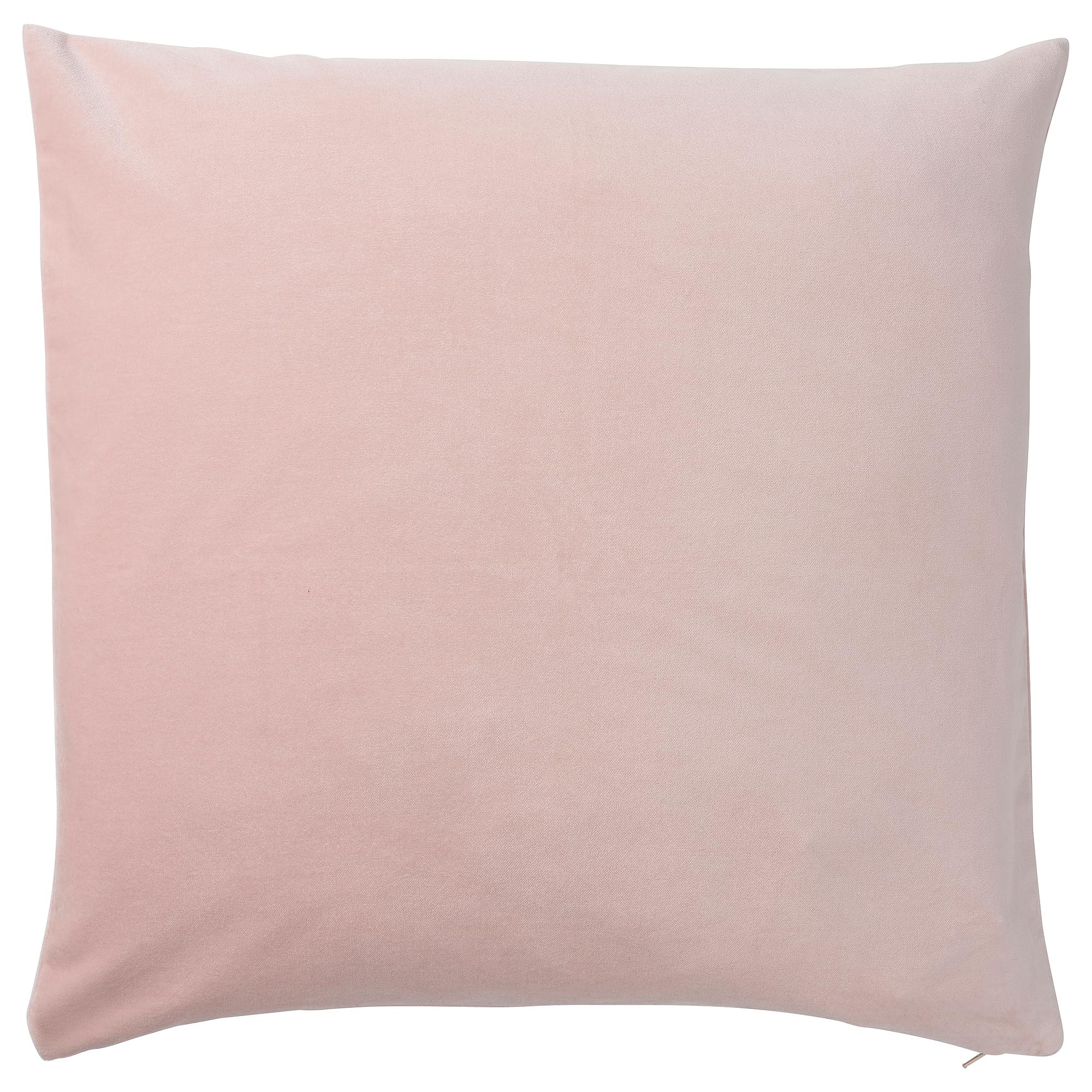 Housse de coussin rose pâle 50 x 50 cm SANELA ProTuning pour canapé et lit