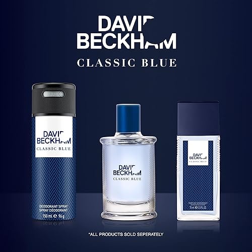 Miniatura 9 de David Beckham Classic Blue Eau de Toilette Spray para hombre, 3 onzas