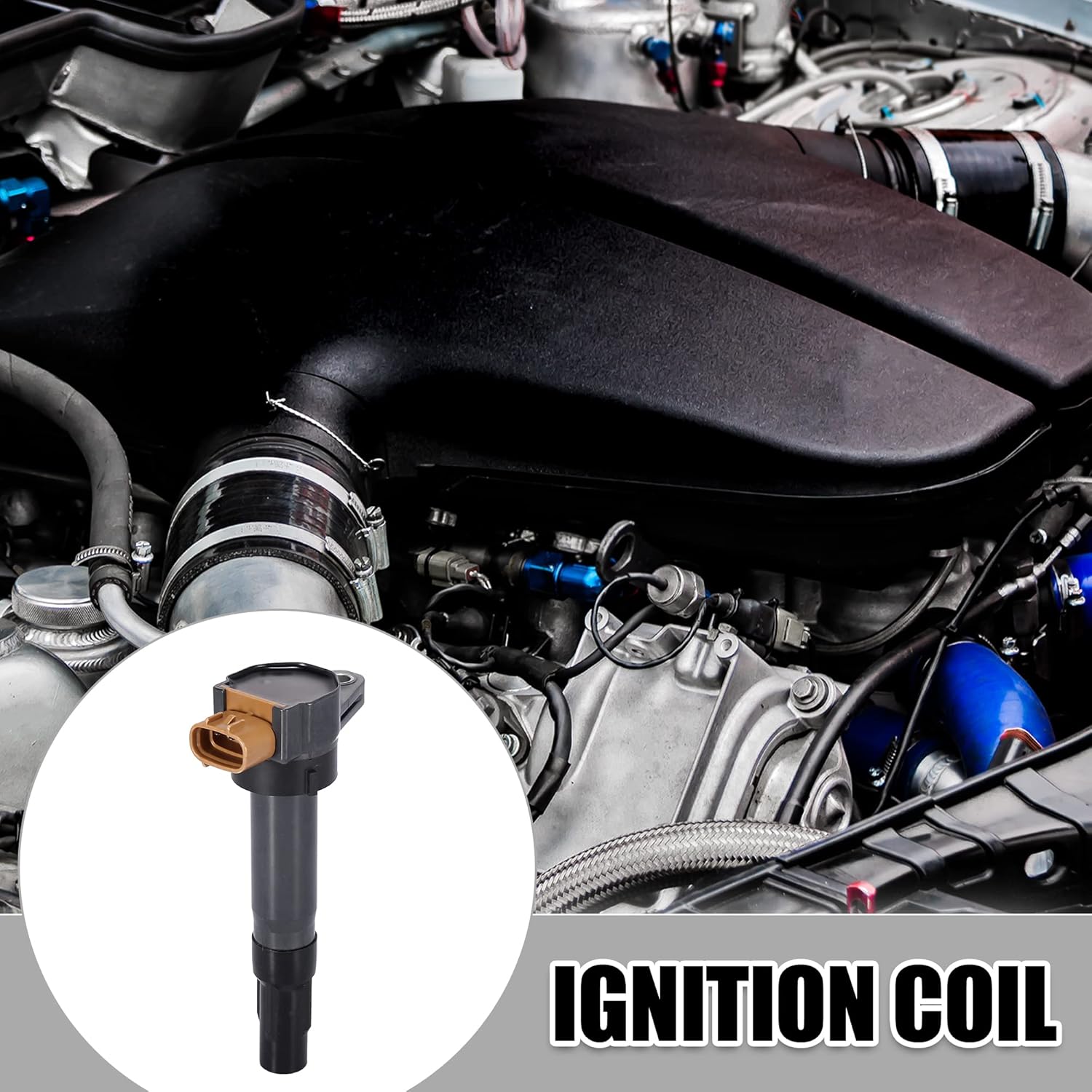 X AUTOHAUX 4pcs Car Ignition Coil Engine Ignition Coil Replacement for Suzuki SX4 Grand Vitara Kizashi 2010-2013 33400-51K40