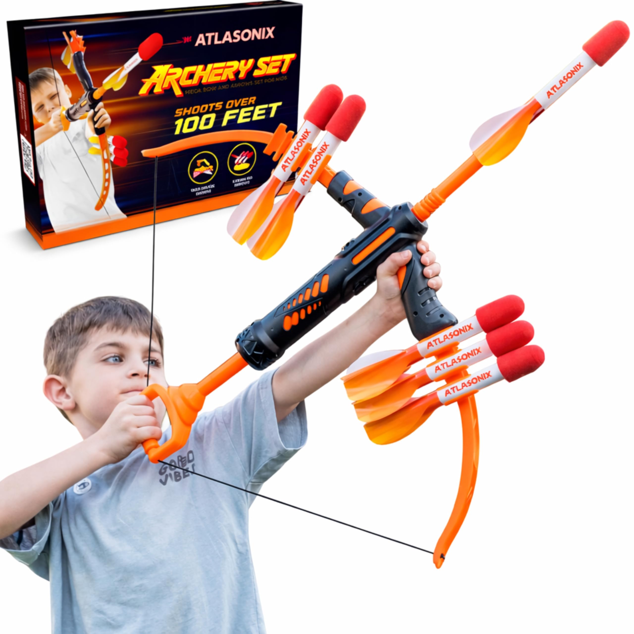 Pack Tir à L'arc Quicks Clubmaster T/D 02 + 8 Flèches Easton Longshot - Arc Recurve Rouge (occasion)