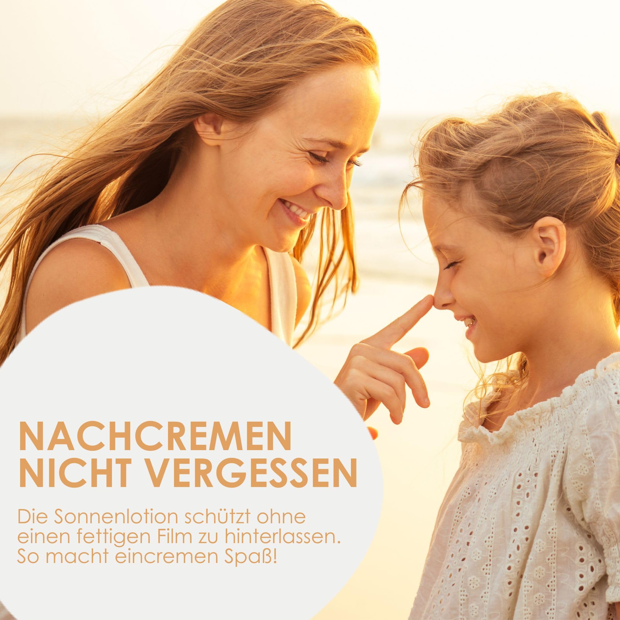 Jean & Len Sensitive Kids Sonnen Lotion LSF 50+, Sofortschutz für sensitive Kinderhaut, für empfindliche Kinderhaut ab 6 Monate, Korallenfreundlich, Sonnencreme Kinder, ohne Octocrylen, vegan, 250 ml