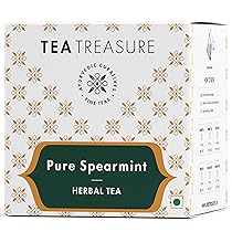 Tea Treasure Organic Spearmint Tea – 10 Pyramid Tea Bags | Tea