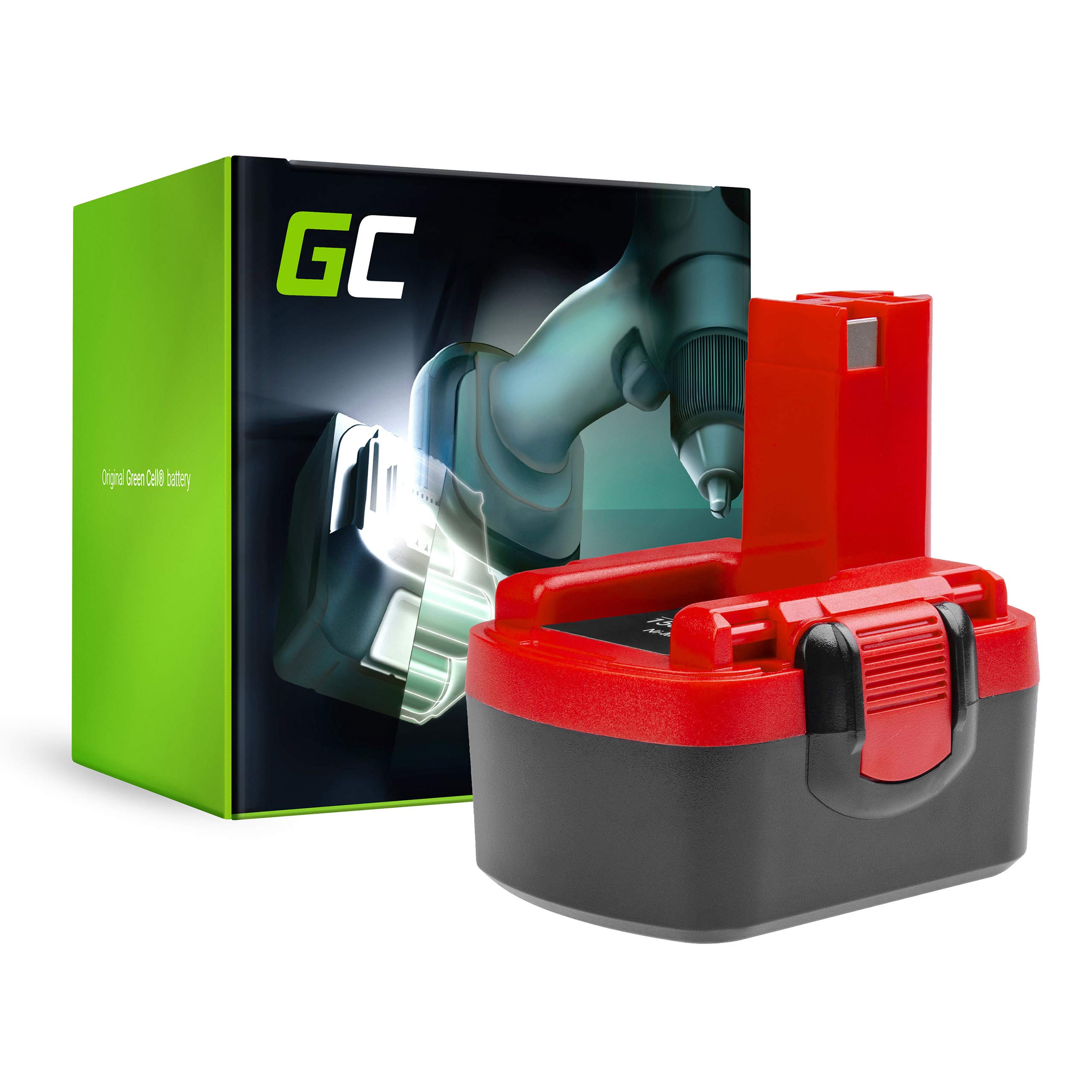 GC® (1.5Ah 14.4V Ni-MH) Replacement Battery Pack for Bosch BAT038 BAT040 2607335275 2607335276 2607335431 2607335432 2607335465 2607335533 2607335534 2607335678 2607335685 2607335711 2610909013