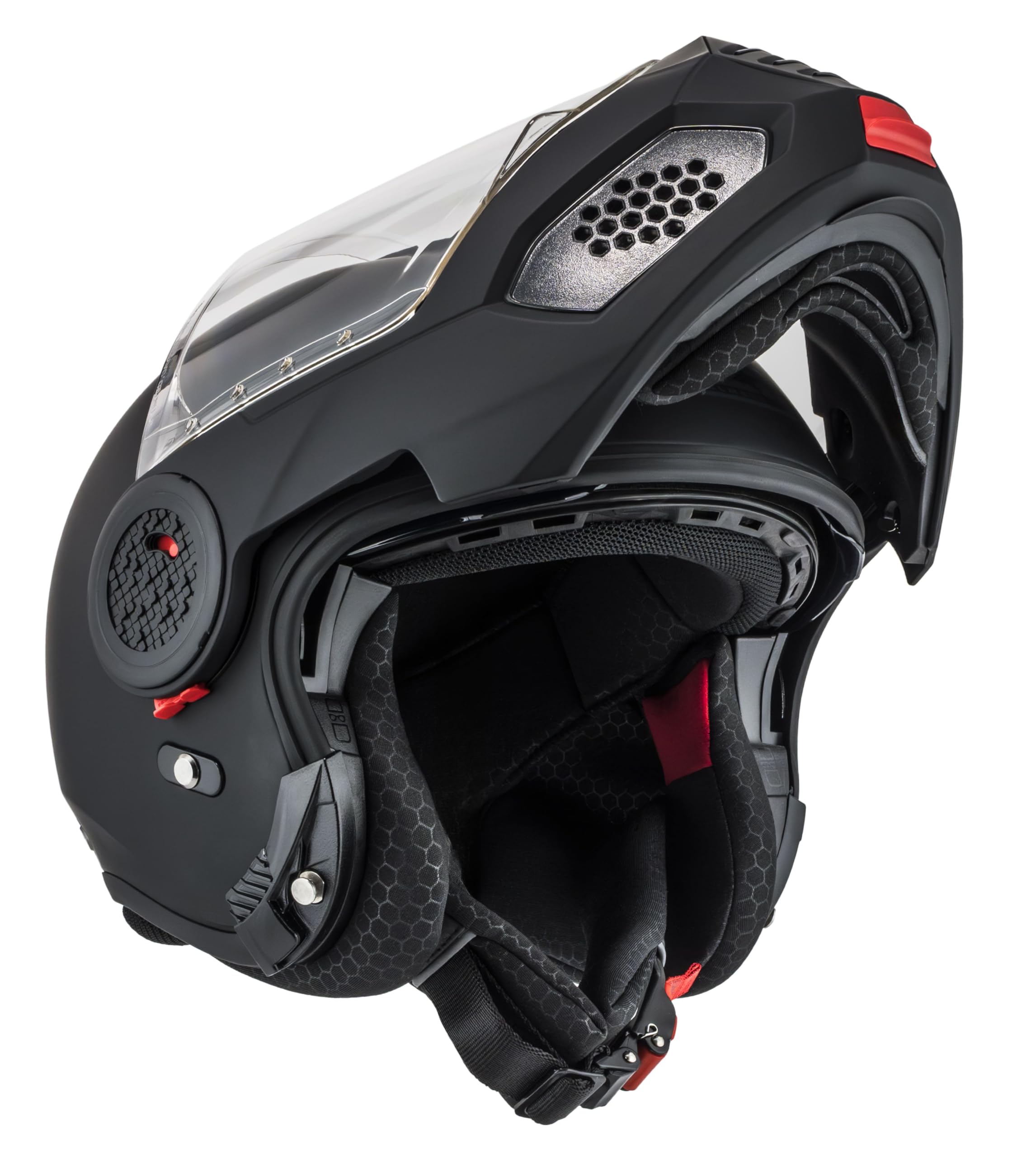 Casco de moto NZI MINIMOD DUO negro mate L