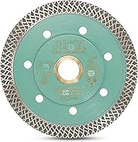 Vista 1 de PEARL ABRASIVE CO. Hoja de porcelana turbo de malla fina P4 de 4" 5/8"-20mm-7/8 con 4 agujeros