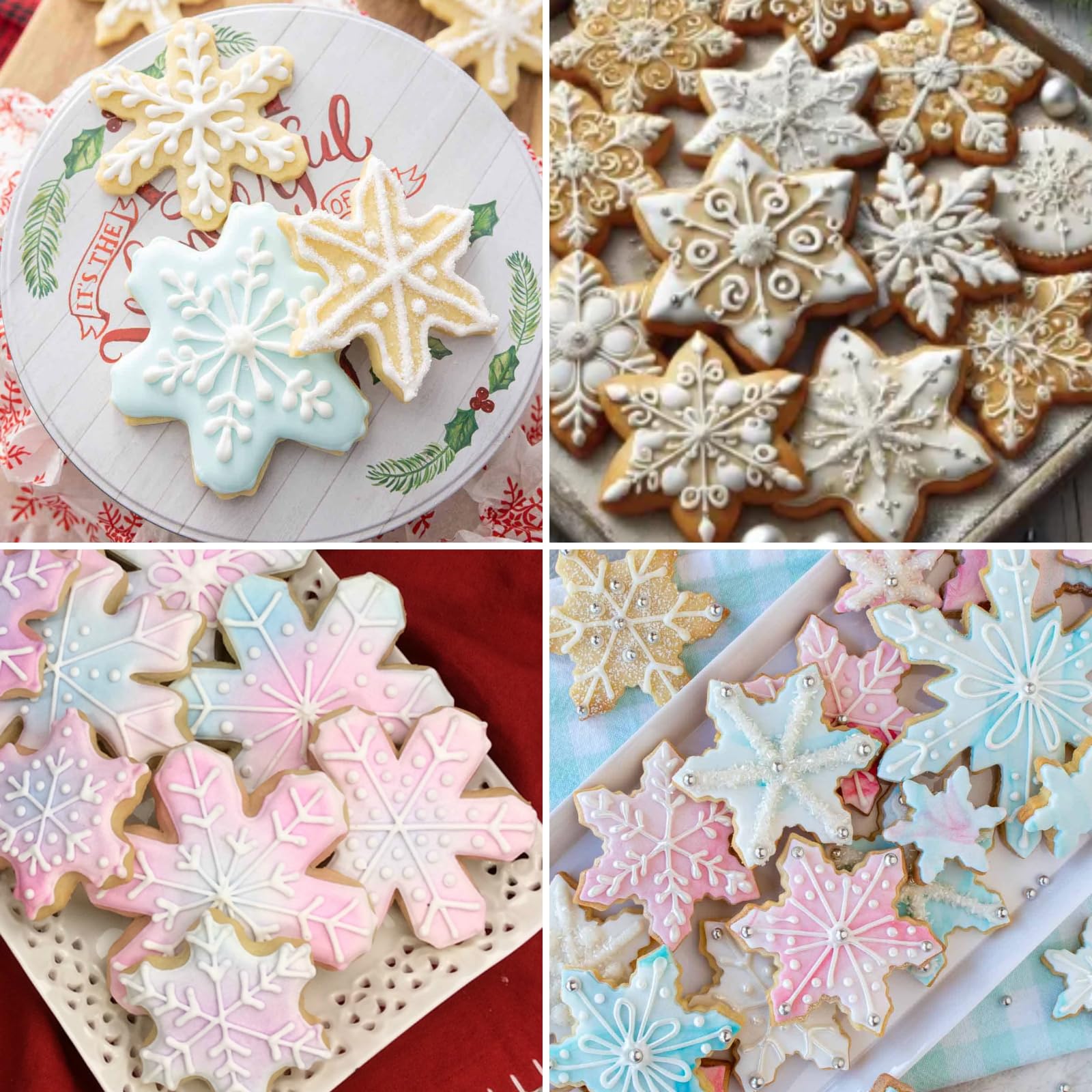 PTaizjjz Silicone Snowflake Molds,1Pack-9 Cavity Christmas Snowflake Shapes Moulds DIY Chocolate Candy Soap Ice Cube Trays Baking Mould for Xmas Baking Cake Decoration - Image 3