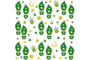 Leprechaun Footprint Path Decal Set for St. Patrick's Day Decorations