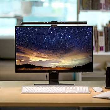 BenQ ScreenBar ブラック 調光機能付き ベンキュー Amazon.co.jp: BenQ ScreenBar スクリーンバー モニター掛け式