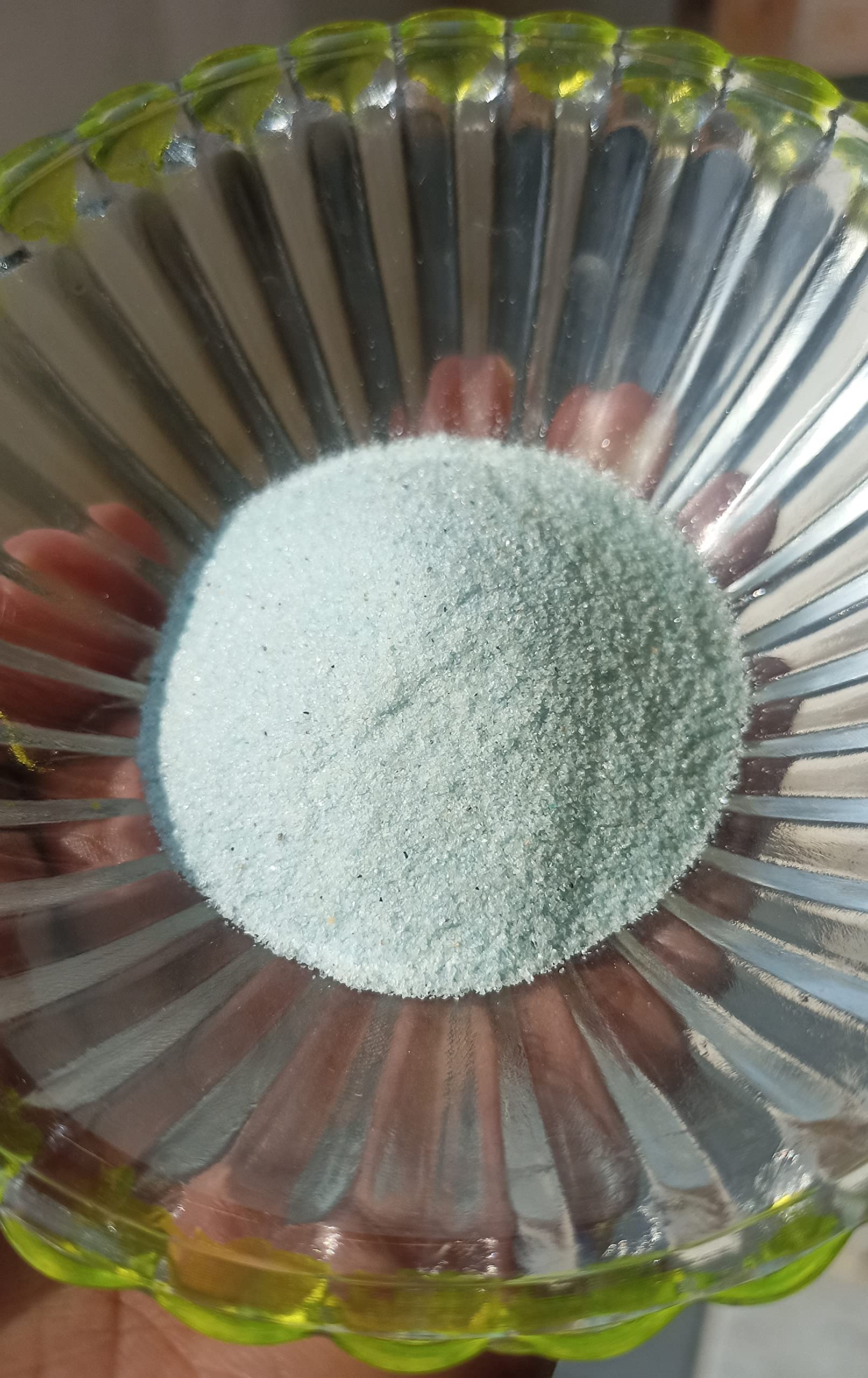 Natural Sky Apatite Crushed Dust Powder 400 ct, Fine Apatite Crushed, Used in Inlay Work, Resin Art, Mineral Art