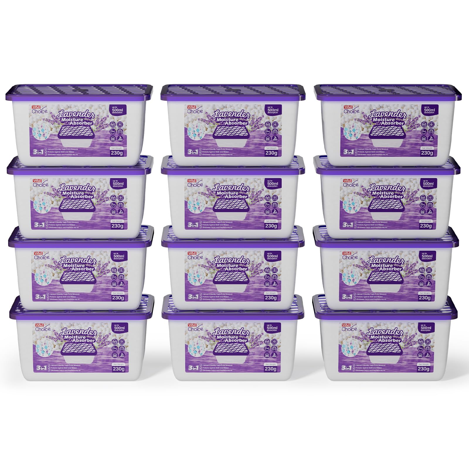 W&E Choice Moisture Absorbers with Lavender Scent