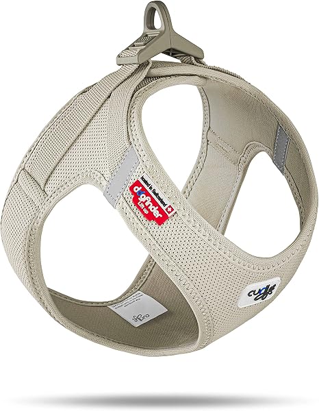 Vest Harness curli Clasp Air-Mesh Light-Tan S - 1