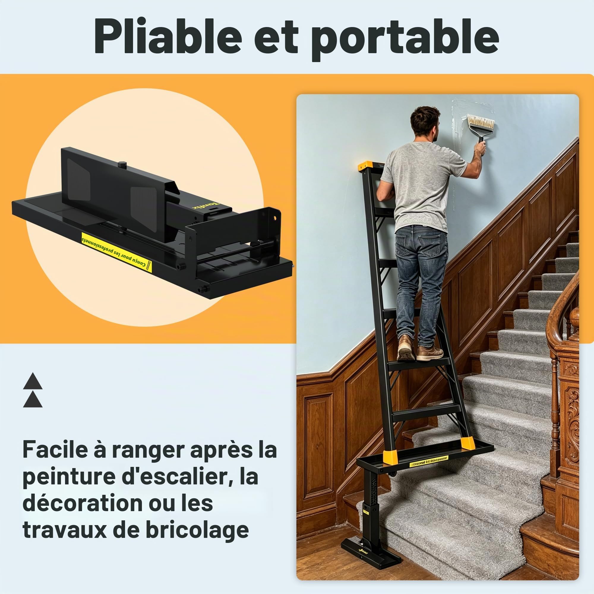 LE-1 Extension d'échelle, Noir, Standard 9.25-15.5"