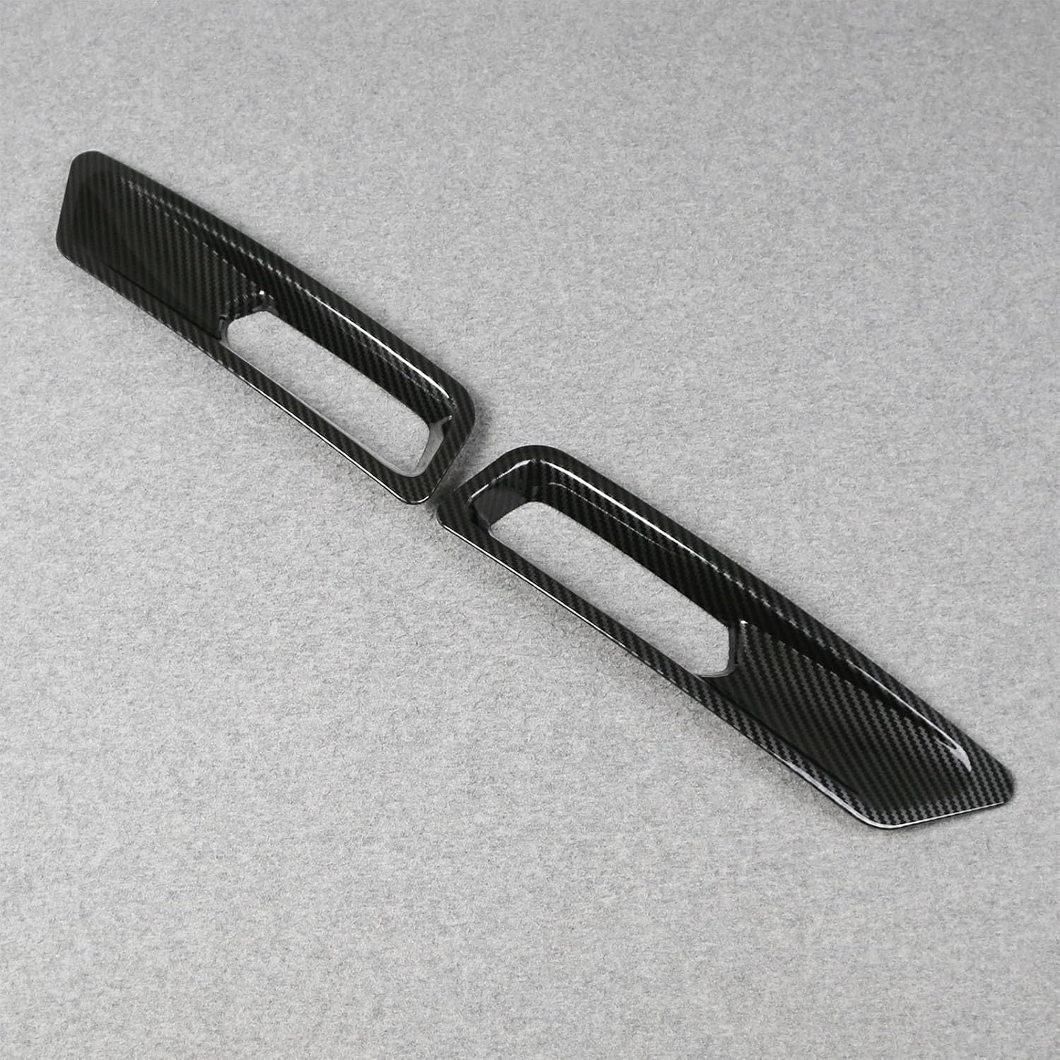 Beautost Fit For Honda New Pilot 2025 2026 Rear Fog Light Cover Trims (Carbon Fiber Black)
