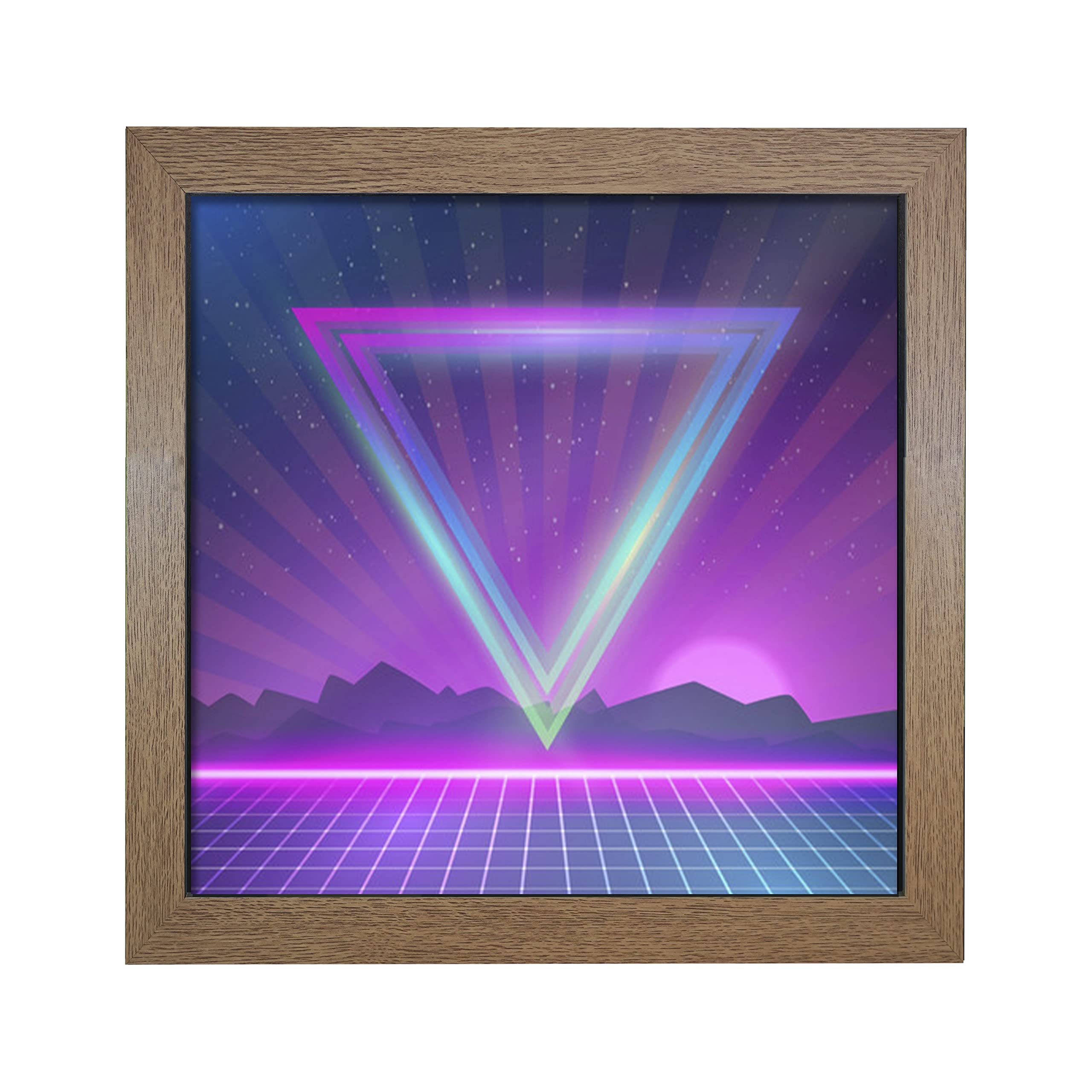 Abystyle Beech Wood Gb Eye Oak Album & Vinyl Frame (31.5 X 31.5 Cm)