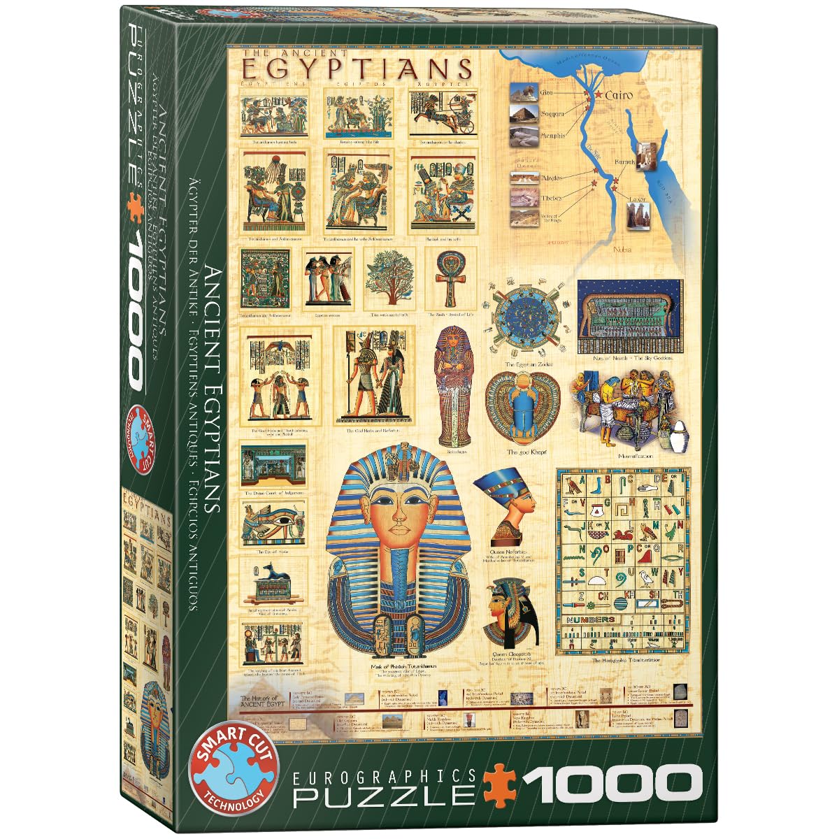 EuroGraphics Ancient Egyptians 1000-Piece Puzzle