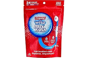 Colgate Wisp Mini Disposable Toothbrushes (Pack of 24)