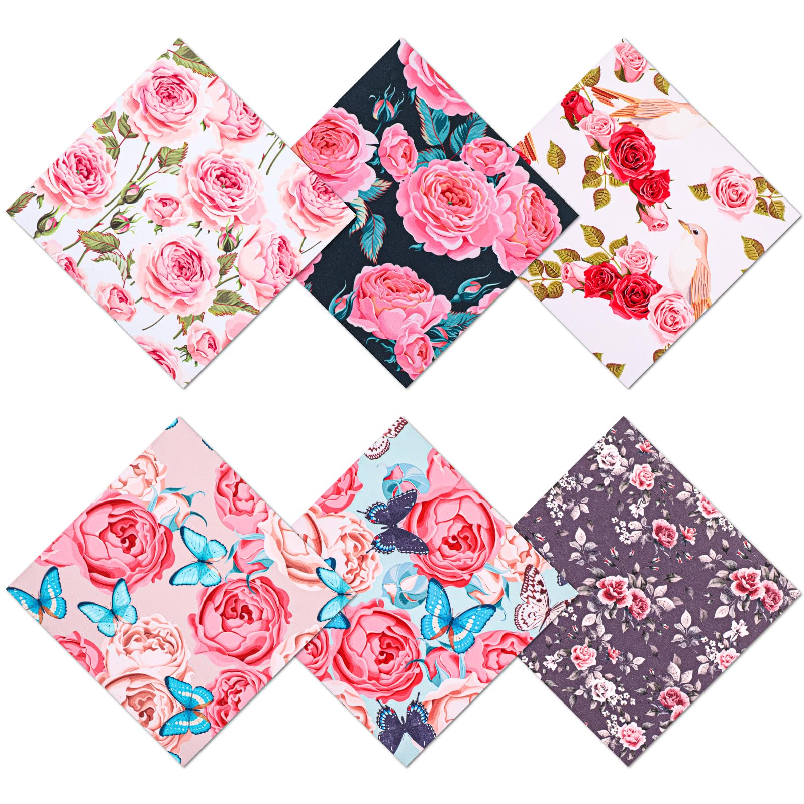 Amaxiu 6 paños de limpieza para gafas, limpiador de lentes de microfibra de flores, suave, reutilizable, paños de limpieza de lentes de gafas multicolor para lentes de sol, cámara, teléfonos,