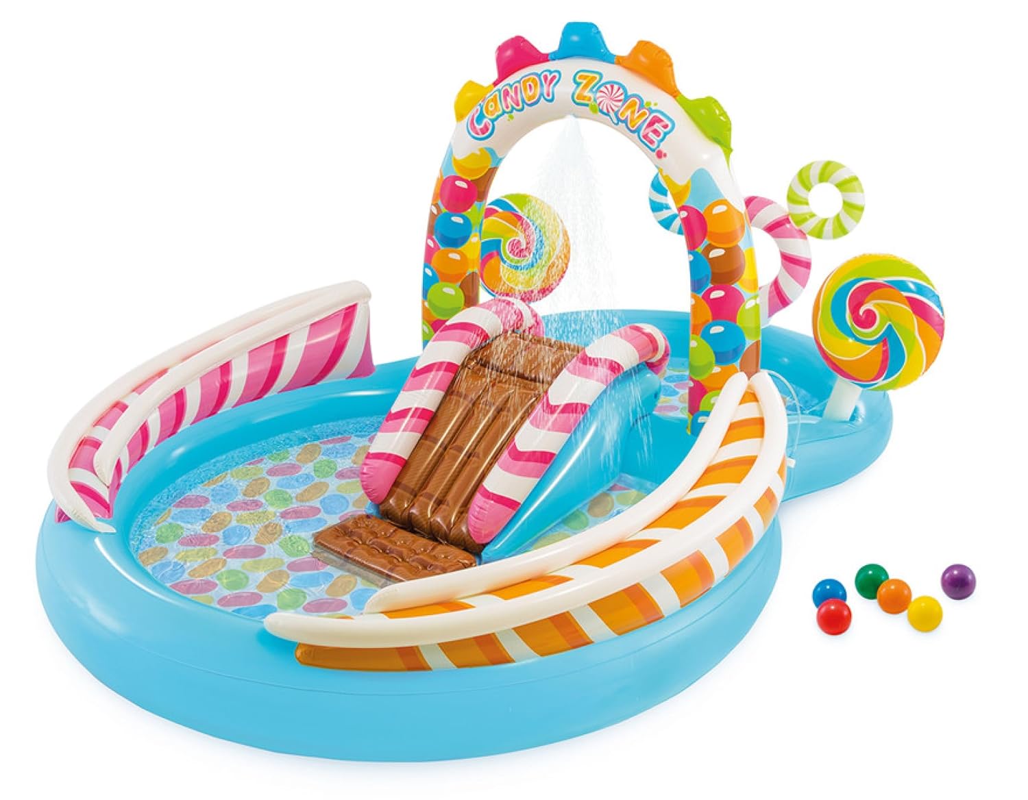 VWretails Family Playcenter for Kids, Childrens and Toddlers to Fun and Enjoyment in Backyard in Vacations, Having Inflatable Toys and Games with Multiple Designs (Candy Zone Playcenter 57149) VWretails Family Playcenter for Kids, Childrens and Toddlers to Fun and Enjoyment in Backyard in Vacations, Having Inflatable Toys and Games with Multiple Designs (Candy Zone Playcenter 57149)